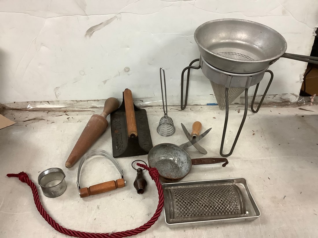 Lot of various kitchen tools(grill press, grater, and more) (1 of 1)