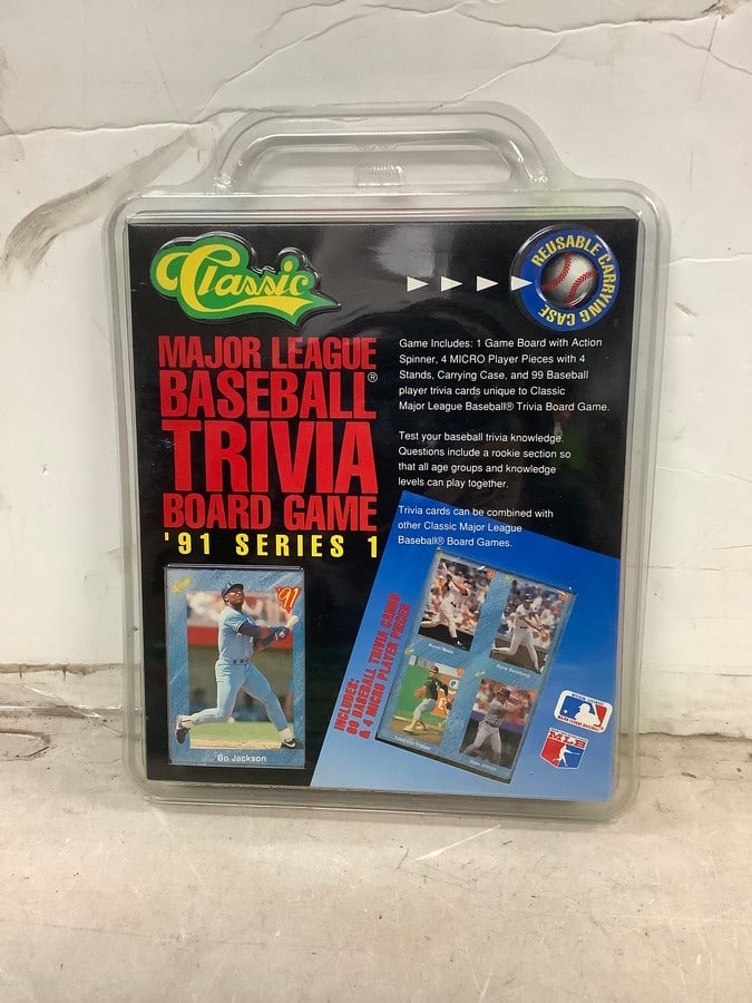 Classic Major League Trivia Board games 91' series 1: Classic Major League Trivia Board games 91' series 1