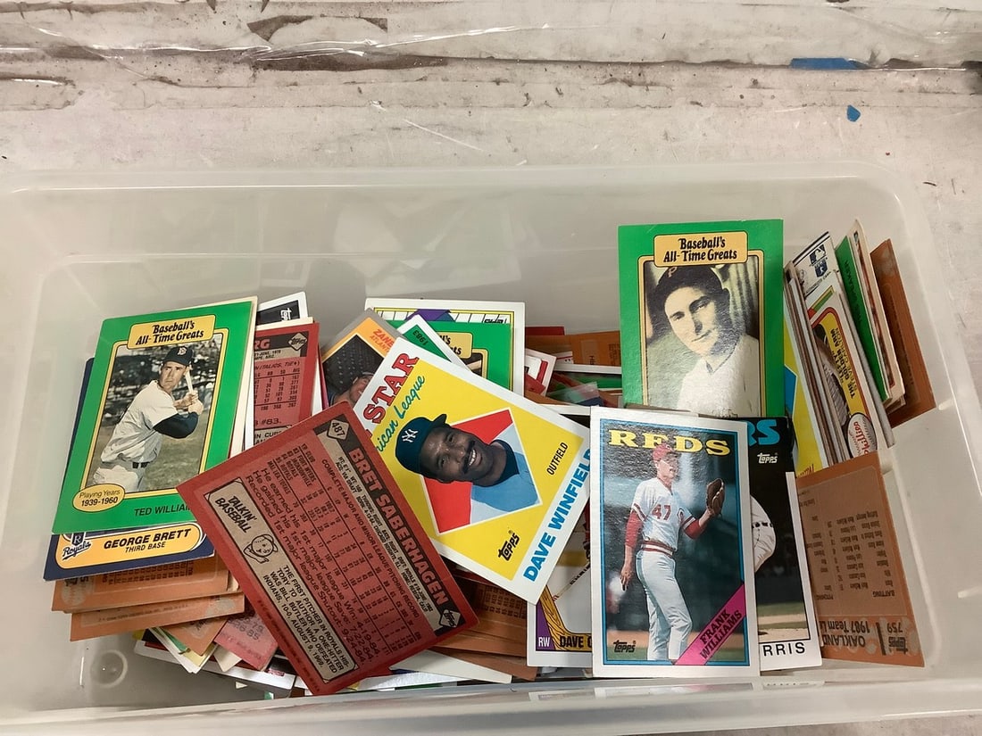 Lot of vintage baseball cards various years (1 of 1)