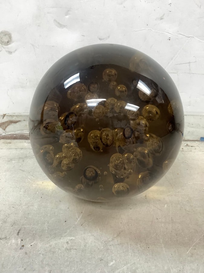 Art glass paperweight about 6in.tall: Art glass paperweight about 6in.tall