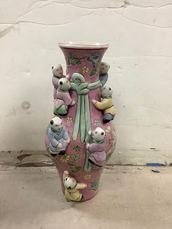 Decorative Oriental Vase (10 in tall) (1 of 1)