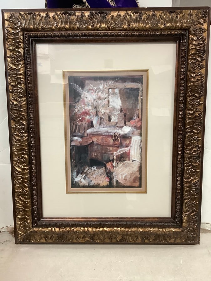 Vintage John Douglas print in frame 29in.x36in. (1 of 1)