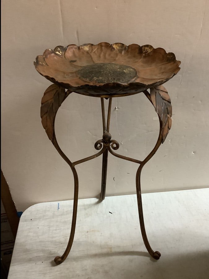 Decorative Metal table(23.5in.tall) (1 of 1)