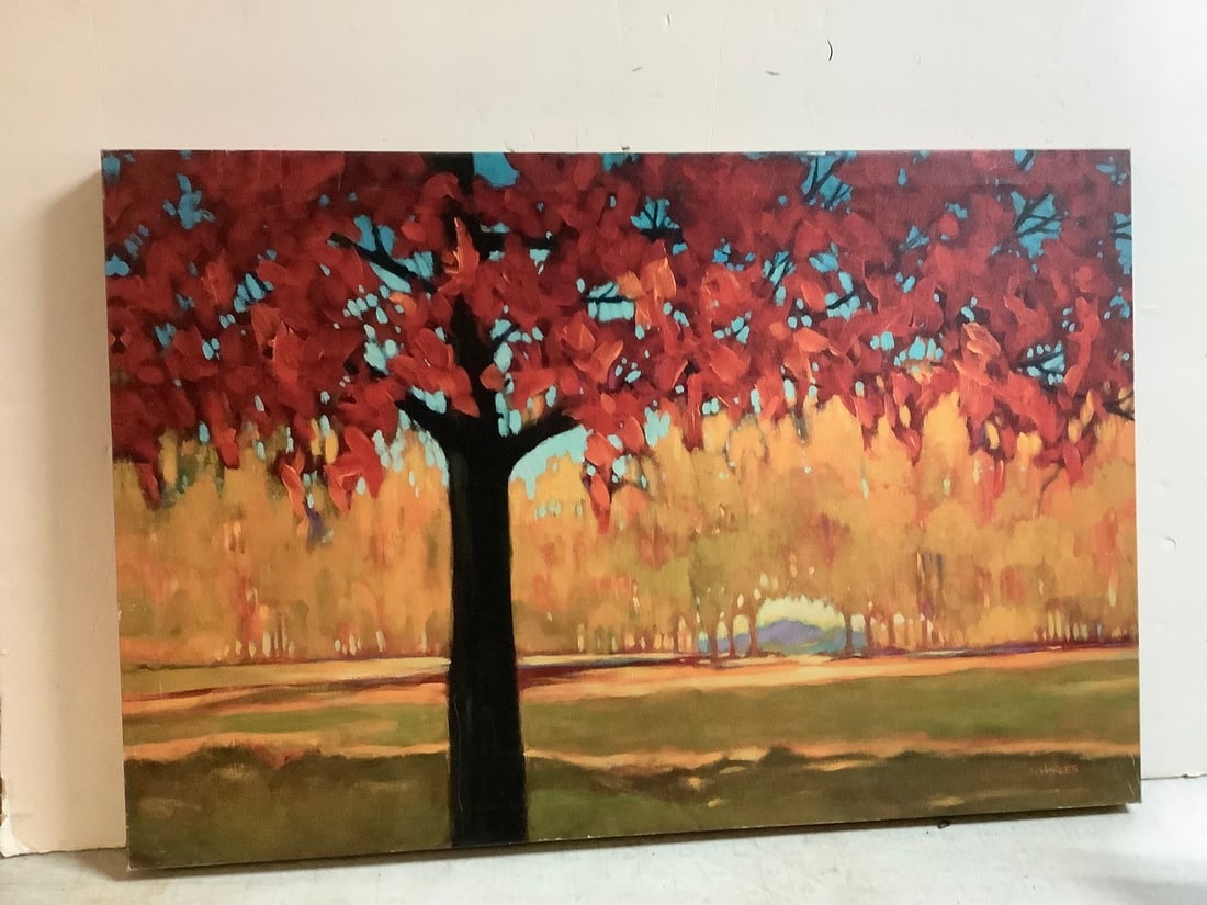 Canvas painting signed J. Charles(24in.x36in.) (1 of 1)