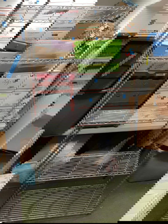 5 shelf Metal Rack (73in.xx35.5in.x18in.) (1 of 1)