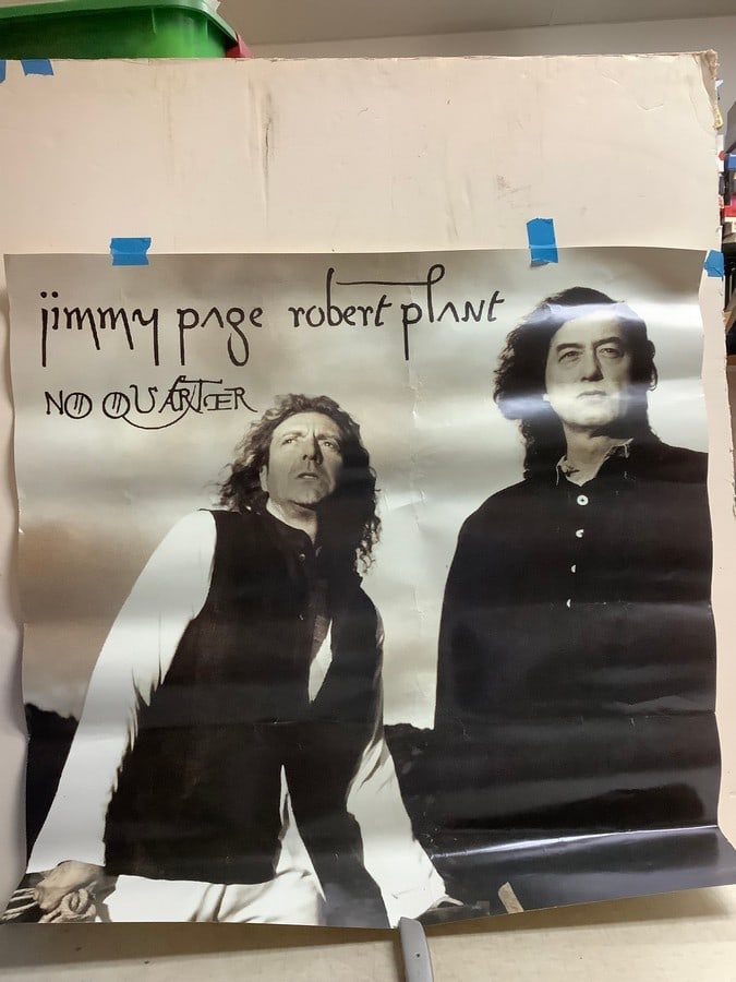 Jimmy Page Robert Plant No Quarter poster(36in.x36in.) (1 of 1)