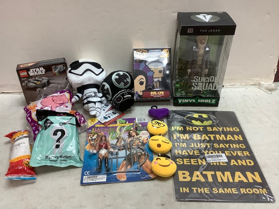 Toy Lot All new (Pop Pin, Star Wars Lego set, The Joker Vinyl Idolz and more) (1 of 1)
