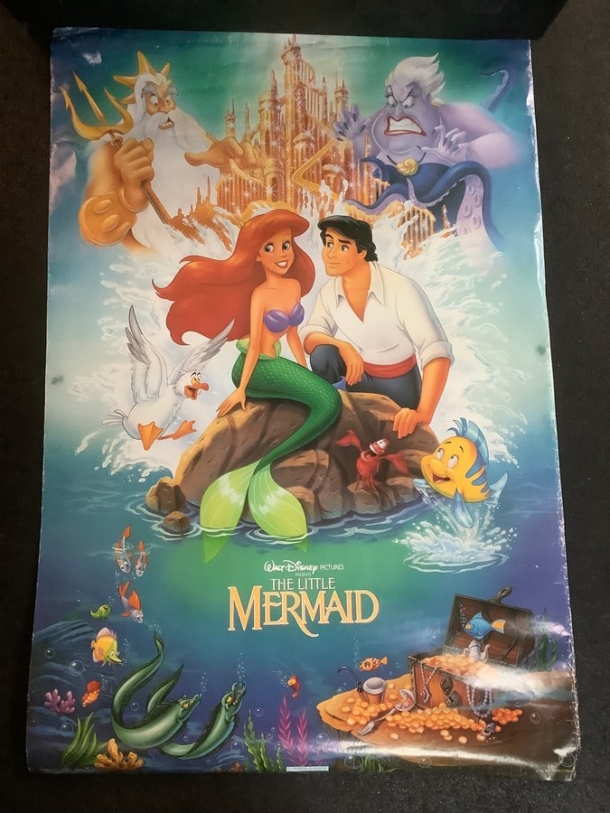 The Little Mermaid movie poster(23in.x34in.) (1 of 1)