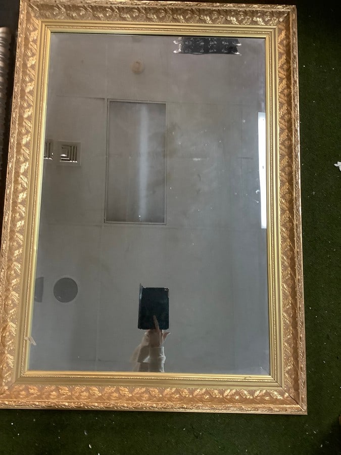 Framed mirror(42.25in.x30.25in.): Framed mirror(42.25in.x30.25in.)