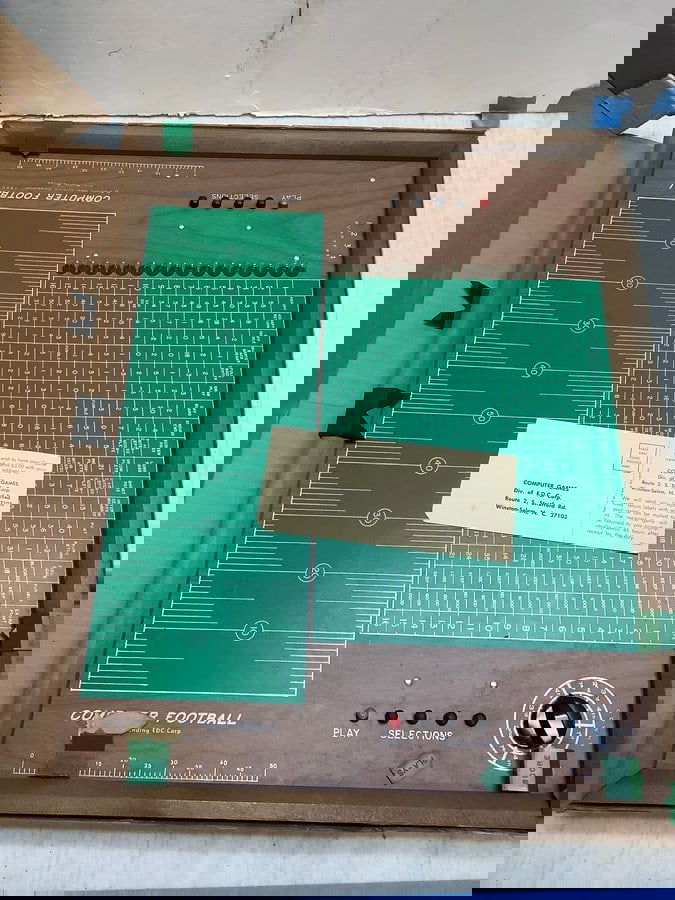 Vintage Computer Football Game (1 of 1)