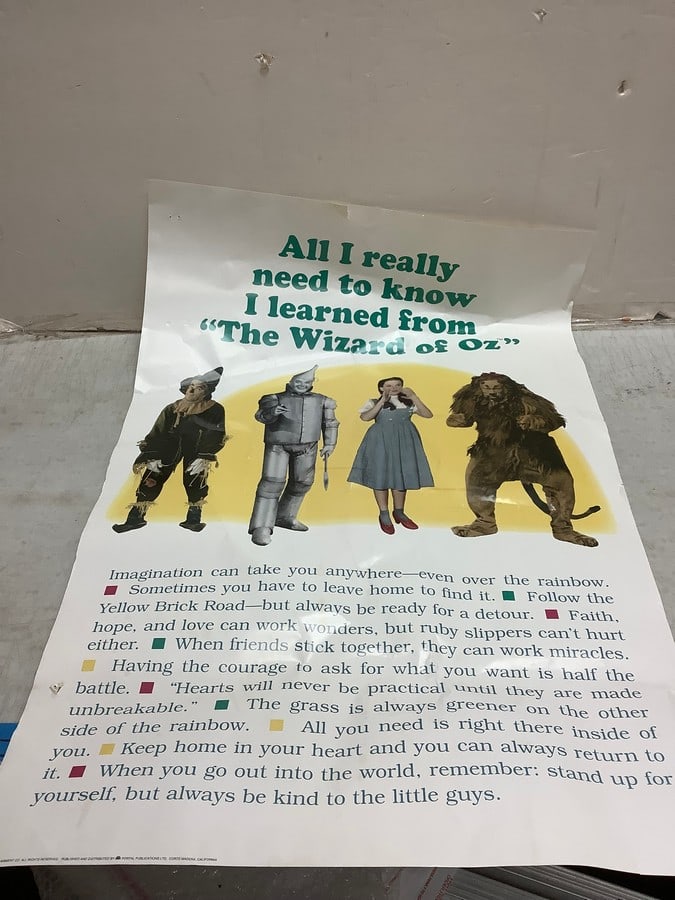 Wizard of Oz poster(24in.x36in.) (1 of 1)