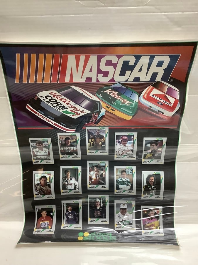 Vintage 1993 NASCAR race drivers poster(18in.x24in.) (1 of 1)