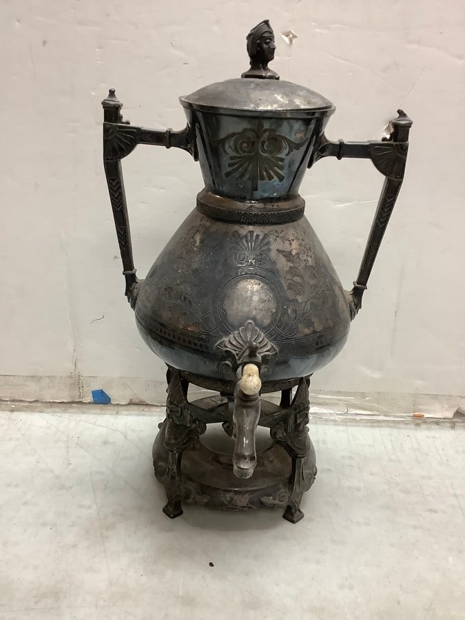 vintage russian silver plate tea POT (1 of 1)