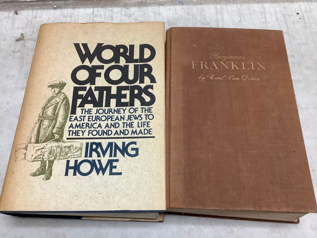 Lot of vintage books(Benjamin Franklin and World of Our Fathers) (1 of 1)