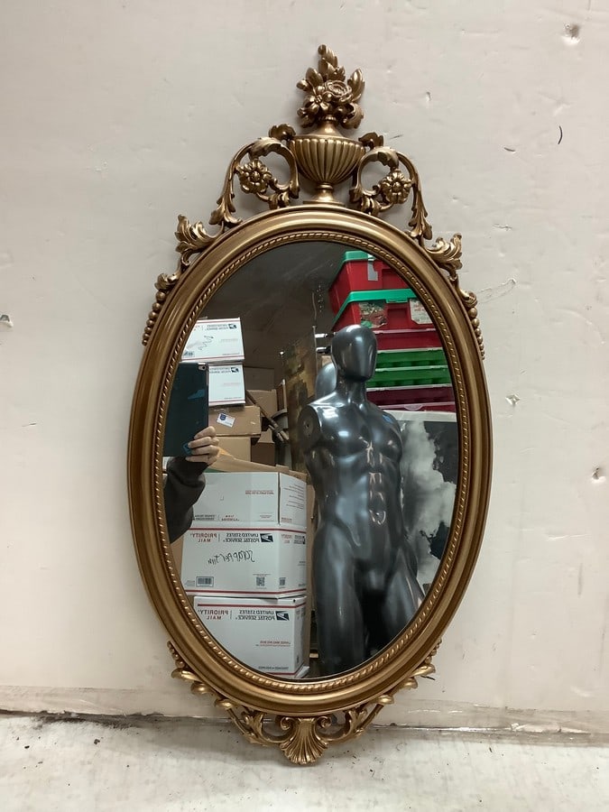 Framed mirror(30in.tall): Framed mirror(30in.tall)