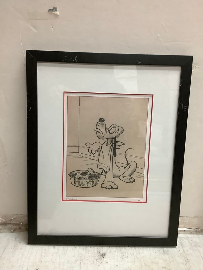 A Fine Feast framed Disney print(12.25in.x15.25in.) (1 of 1)