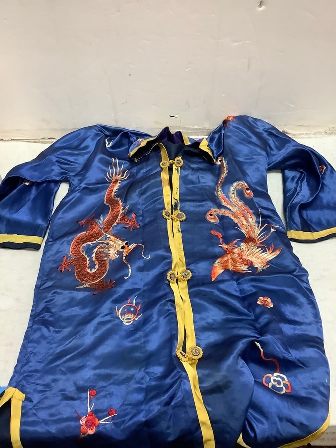 Hand embroidered silk dress: Hand embroidered silk dress