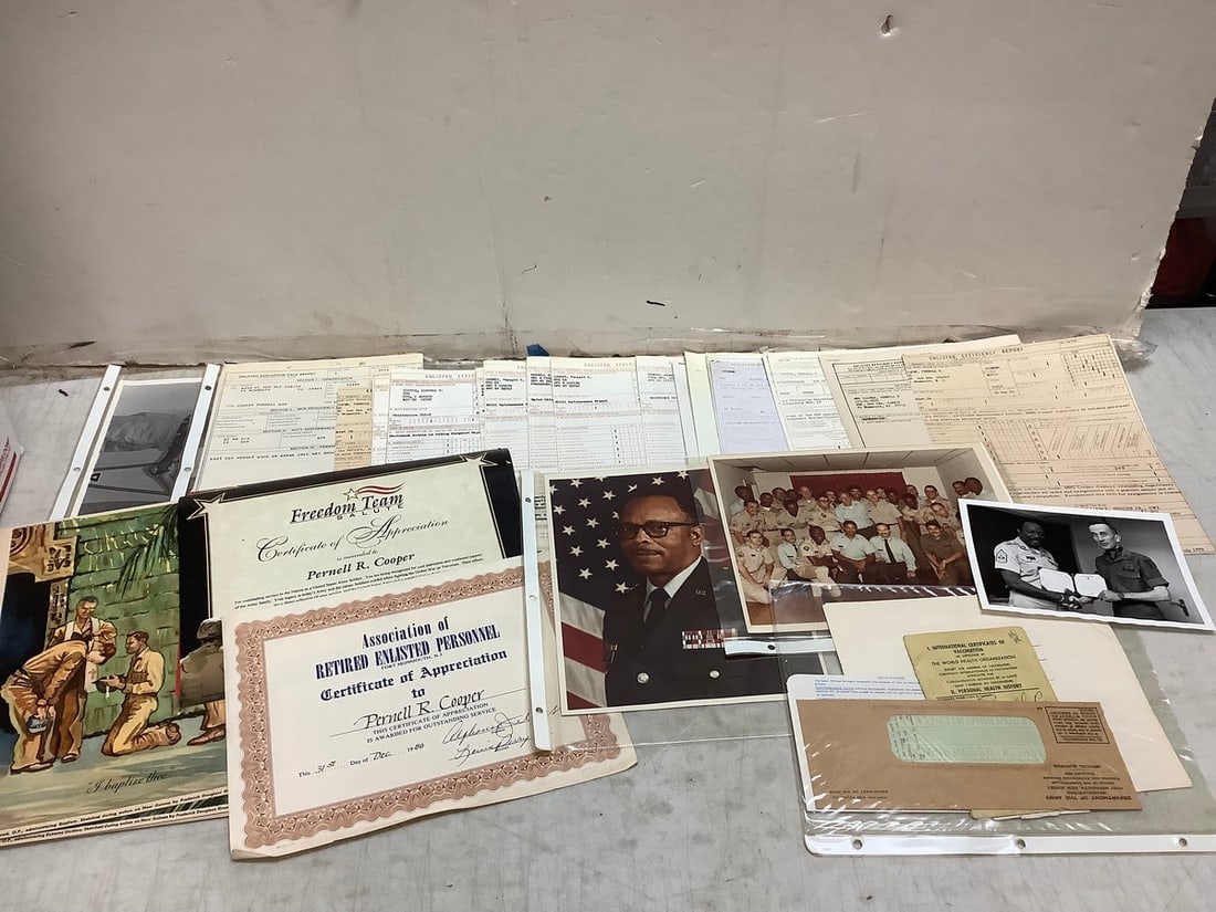 Lot of vintage army paperwork, photographs, and more (1 of 1)