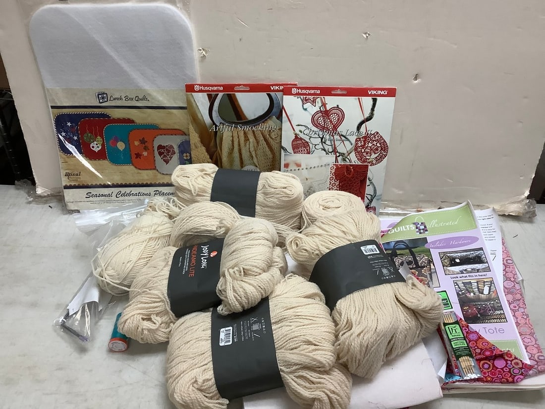 Lot of Various Fabrics, Yarn and more (1 of 1)