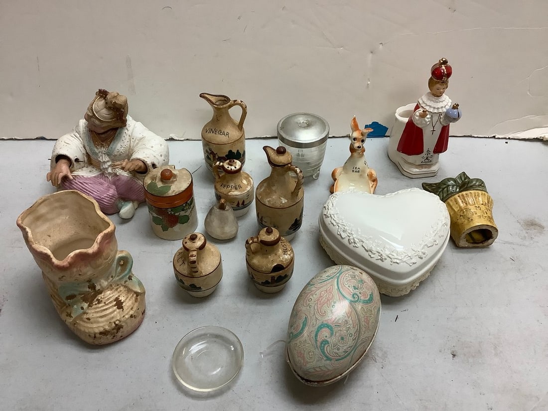 Lot of various decorative ceramics and more(tallest 6.75in.) (1 of 1)