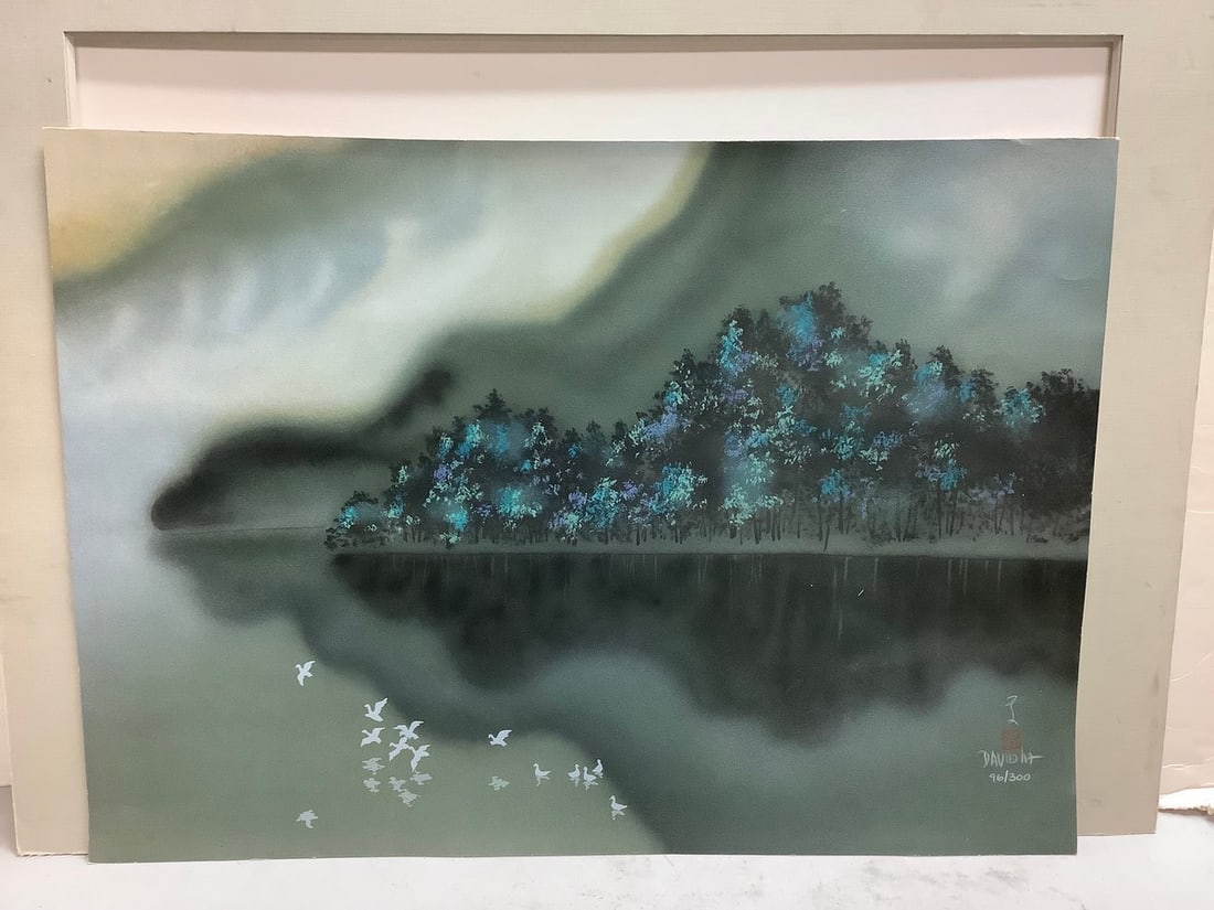 Artwork signed David Ha(29in.x21in.) (1 of 1)