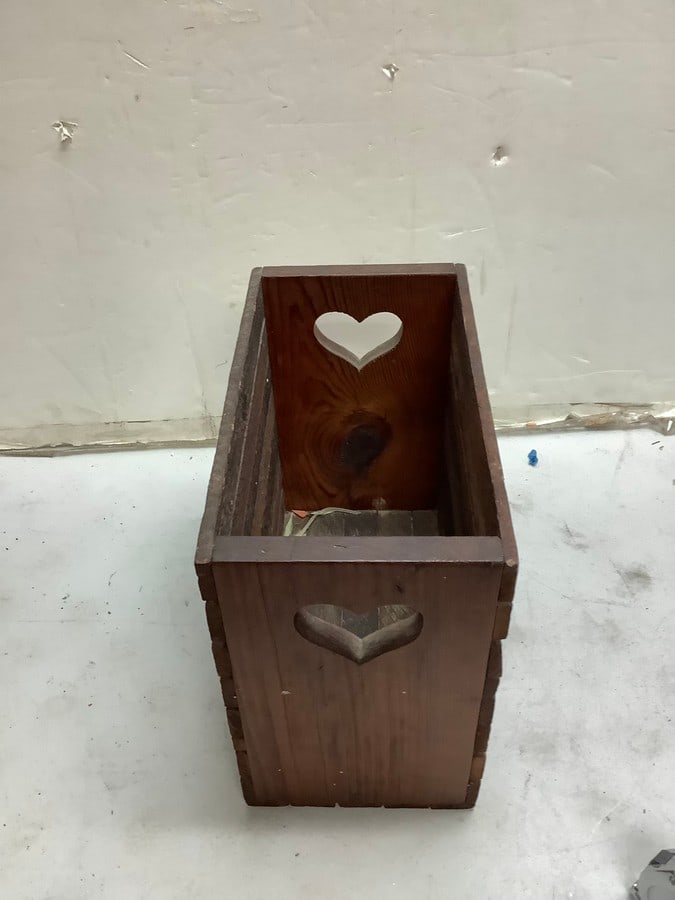 Wooden Crate 13.25in X 7.5in X 12in: Wooden Crate 13.25in X 7.5in X 12in