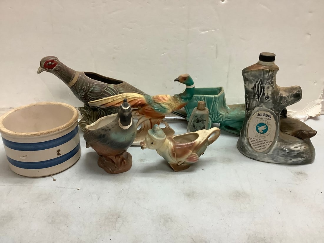 (Jim Bean Decanter(9in), Various Ceramics and more(Spaulding, etc) (1 of 1)