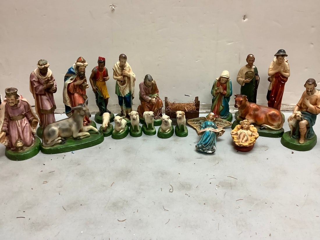 Ceramic Nativity Set (Tallest - 11.5 in) (1 of 1)
