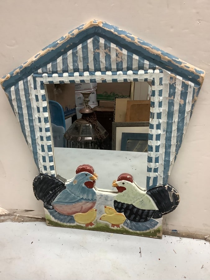 Farm themed mirror(22in.tall,18.25in.long): Farm themed mirror(22in.tall,18.25in.long)