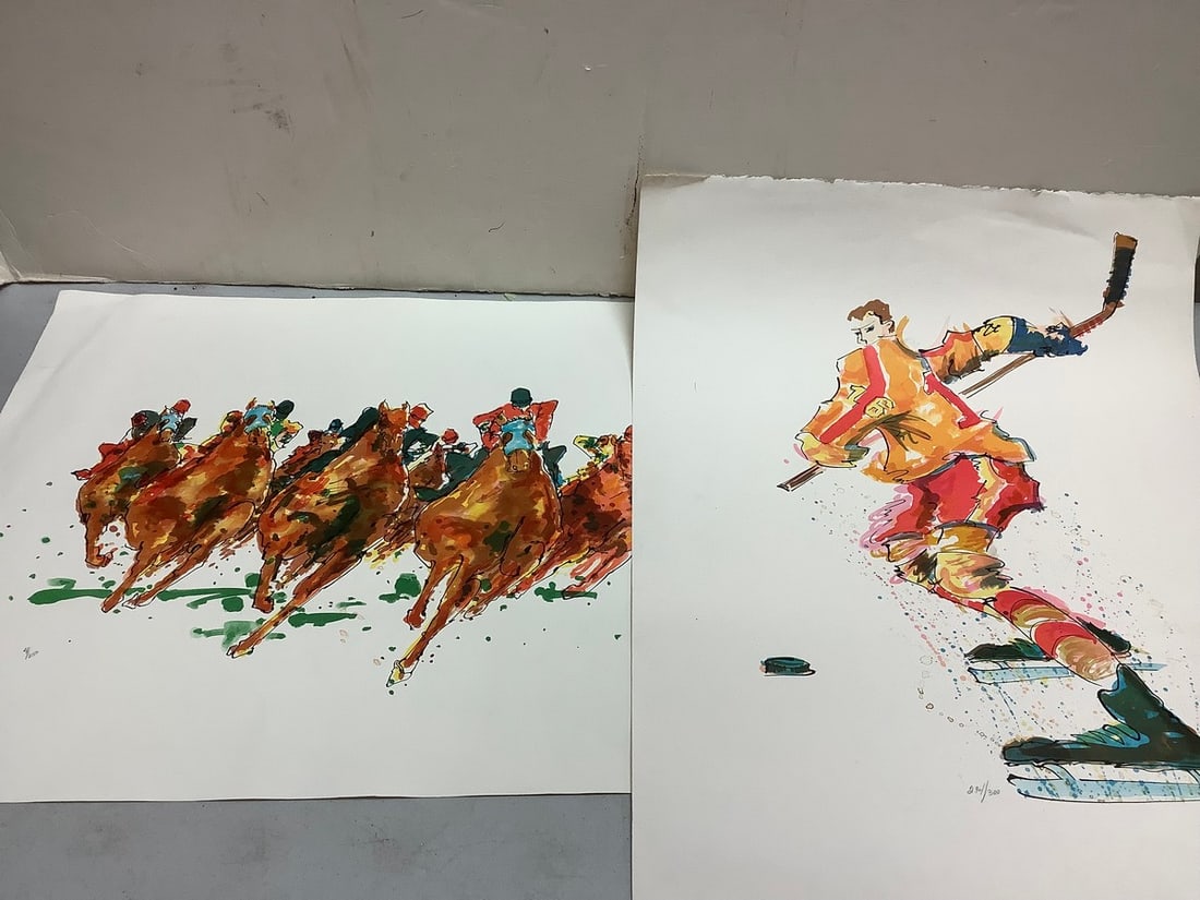 Lot of signed watercolor artwork(20in.x26.5in.) (1 of 1)