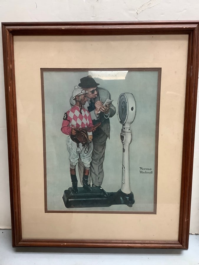 Framed Norman Rockwell artwork(18in.x22in.) (1 of 1)