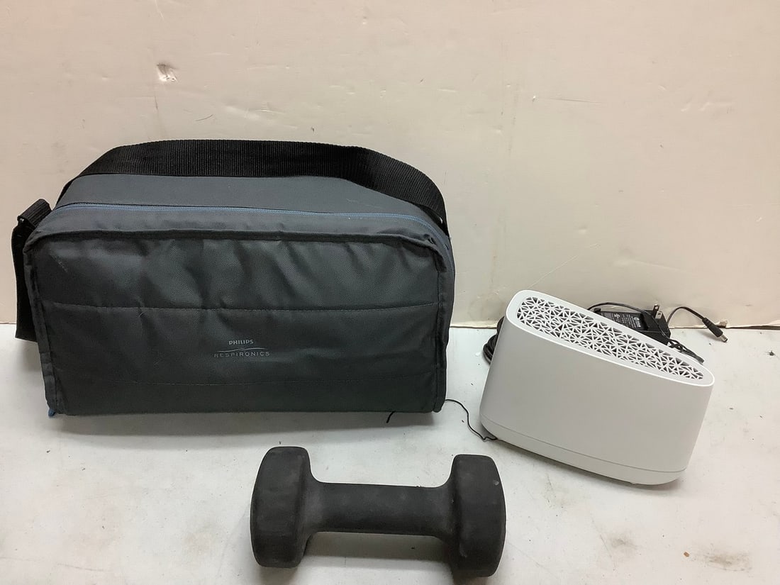 Lot of Weider weight, Intertek modem, Philips respironics machine, and more: Lot of Weider weight, Intertek modem, Philips respironics machine, and more