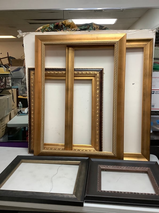 Lot of empty frames(largest 43in.x31in.) (1 of 1)