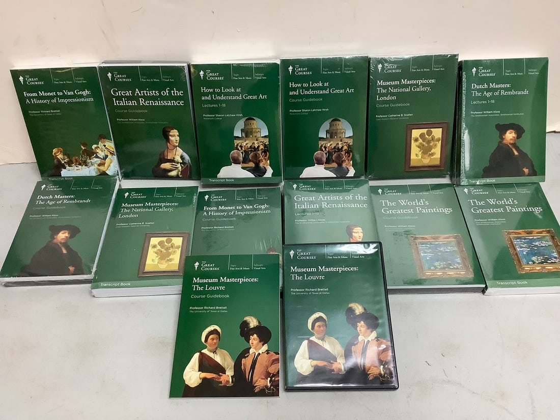 The Great Courses book set(The Age of Rembrandt, Great Artists of the Italian Renaissance, and more) (1 of 1)