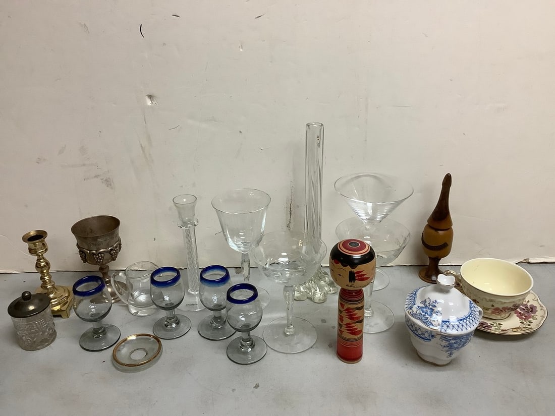 Zsolnay teacup/plate, St. Petersburg Russian teacup, and more(tallest11.5in.): Zsolnay teacup/plate, St. Petersburg Russian teacup, and more(tallest11.5in.)