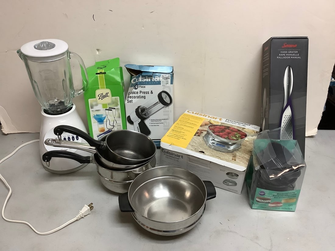 Cuisinart precision chef kitchen scale, Savora hand grater, Cuisinart cookie press & decorating set,: Cuisinart precision chef kitchen scale, Savora hand grater, Cuisinart cookie press & decorating set, Ball utensil set for preserving, and more