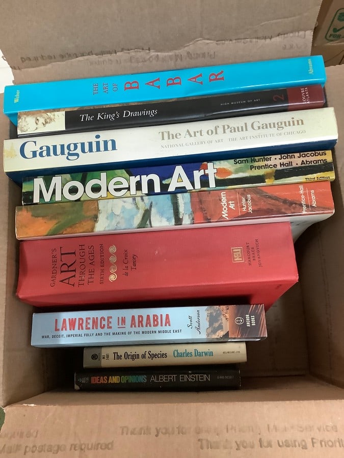 Vintage books(Lawrence in Arabia, The Origin of Species, Gauguin,and more ): Vintage books(Lawrence in Arabia, The Origin of Species, Gauguin,and more )