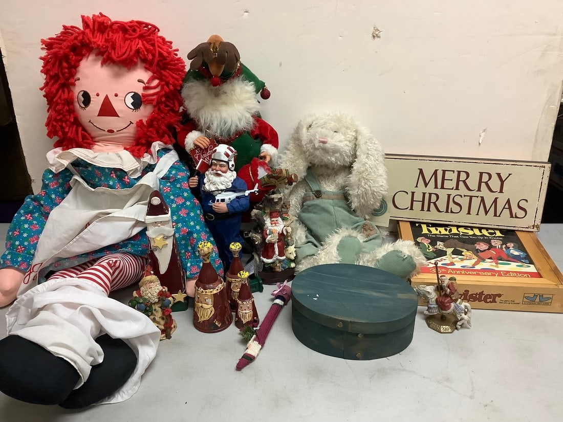 35th Anniversary edition Twister board game, Raggedy Ann doll, Christmas decor, and more: 35th Anniversary edition Twister board game, Raggedy Ann doll, Christmas decor, and more
