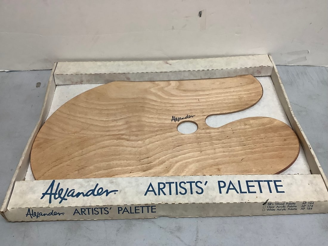 Alexander wooden artist's palette: Alexander wooden artist's palette