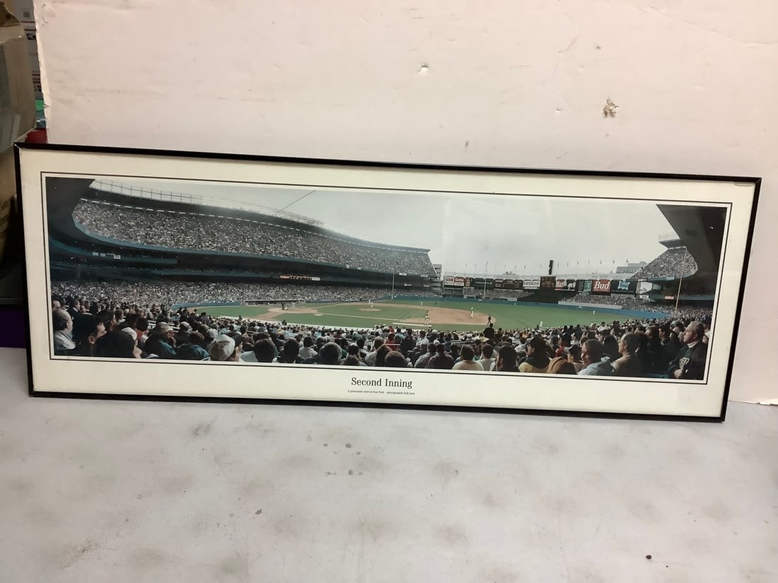 Framed Second Inning photograph by Rob Arra (39x14in): Framed Second Inning photograph by Rob Arra (39x14in)