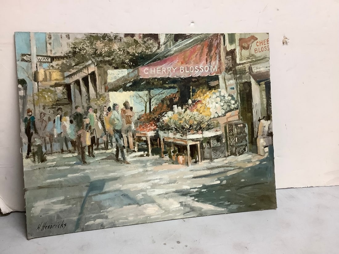 Signed W. Hendricks painting 24x18 (1 of 1)