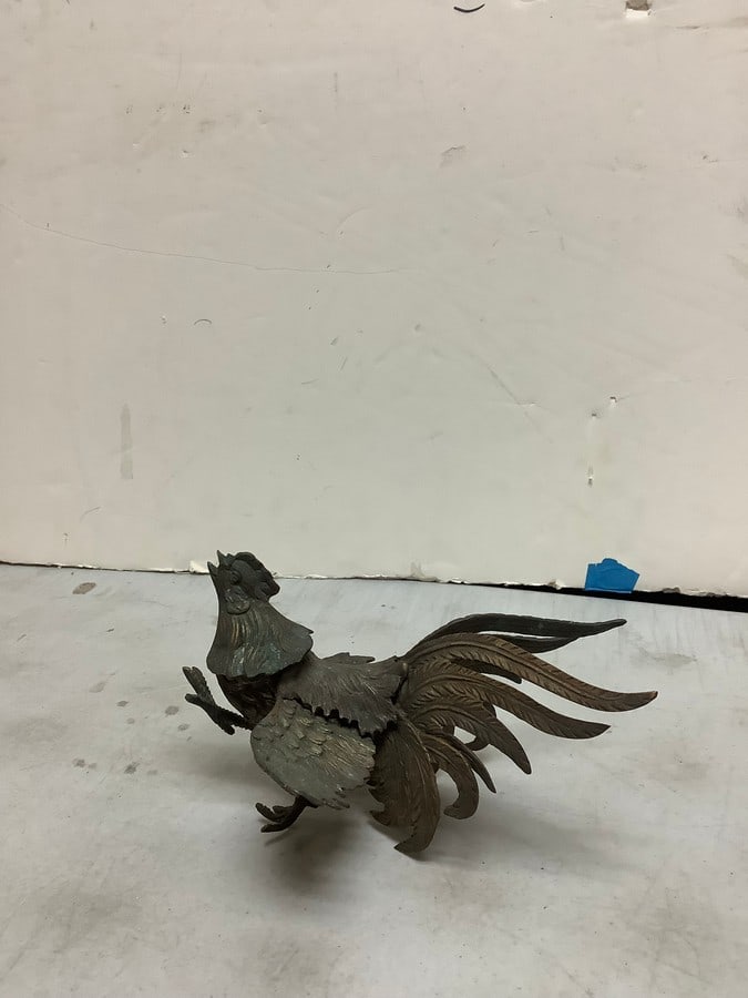 Brass rooster: Brass rooster