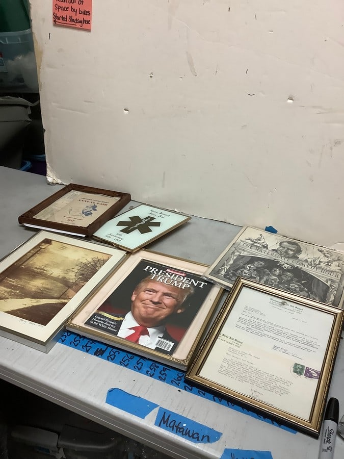 Lot of Picture Frames With Various Photos With  Signed Print 1972 (14.5 x 11.5 in) (1 of 1)