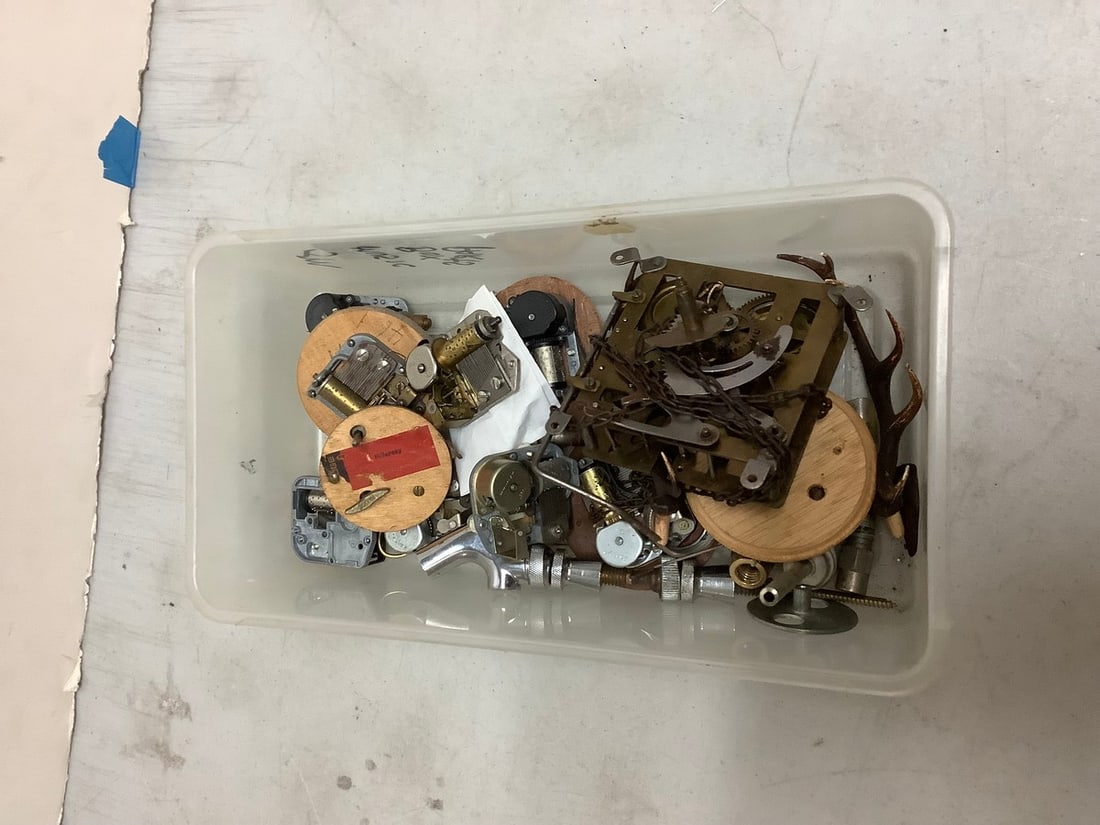 Lot of Music Box Parts: Lot of Music Box Parts