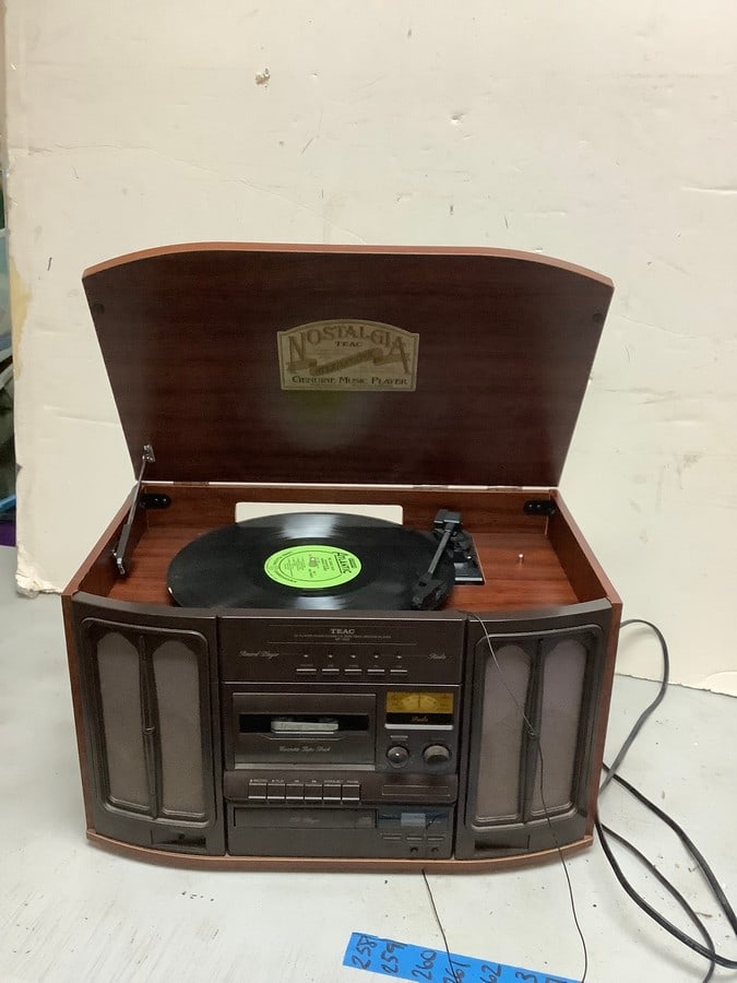 Teac CD/DVD, Record and Cassete Player (20 x 20 x 11.5 in) (1 of 1)