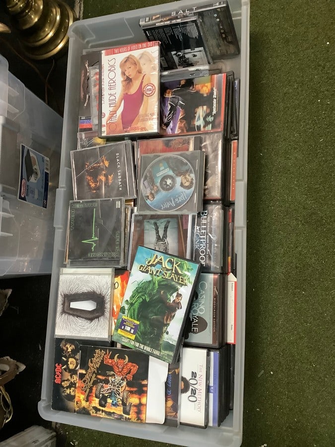 Lot of CDs and Movies Type O-Negative, ACDC, Harry Potter and More (1 of 1)