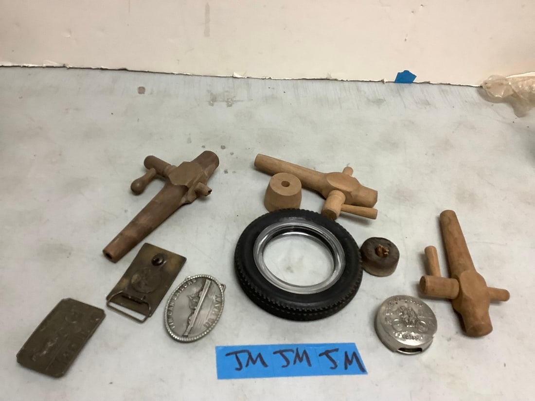 Lot of Belt Buckles and More: Lot of Belt Buckles and More