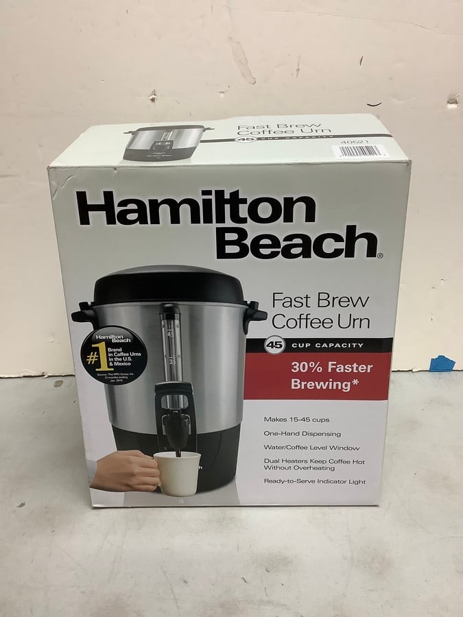 Hamilton Beach fast brew coffee urn: Hamilton Beach fast brew coffee urn