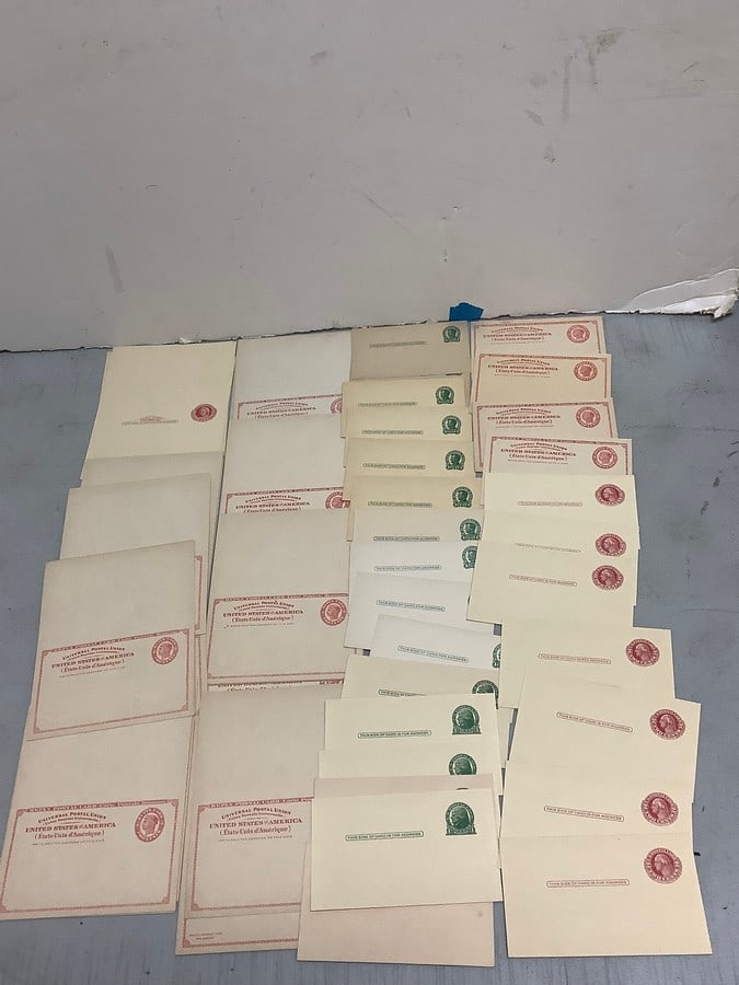 Vintage postal cards(2 cent, 1 cent) (1 of 1)