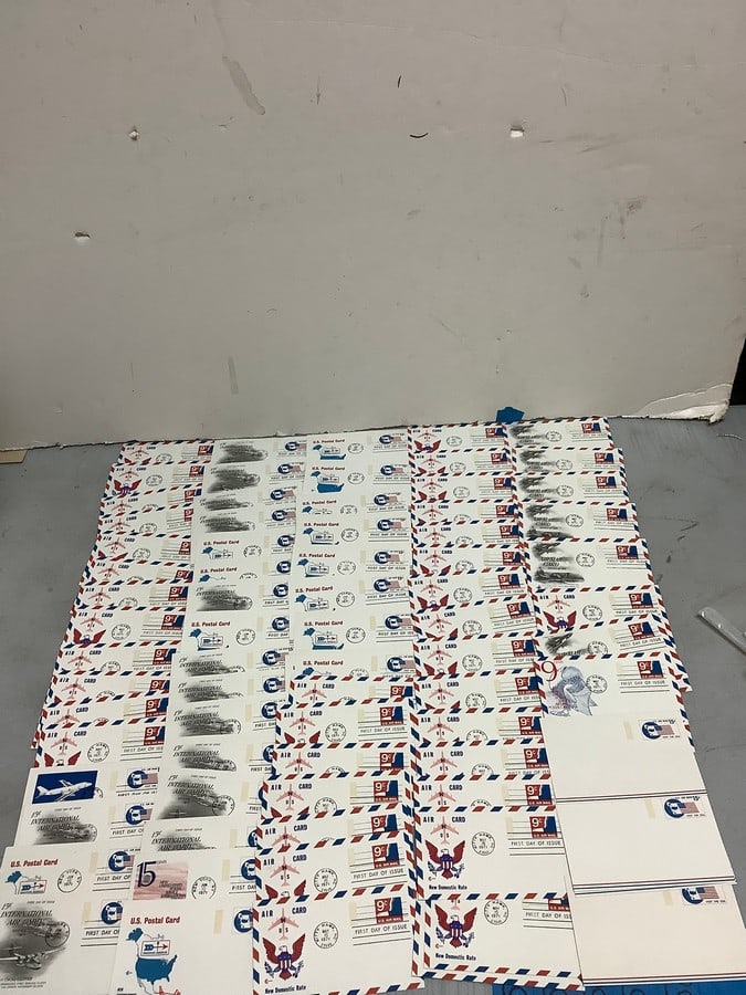 Vintage postal cards(13 cent, 25 cent, 9 cent, etc.) (1 of 1)